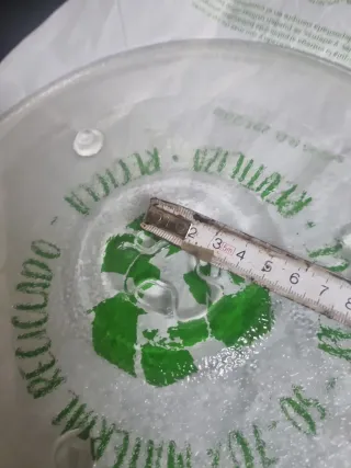 Plato giratorio microondas y aro