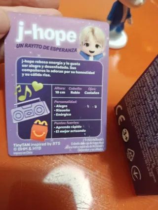 Muñeco J-Hope McDonald's