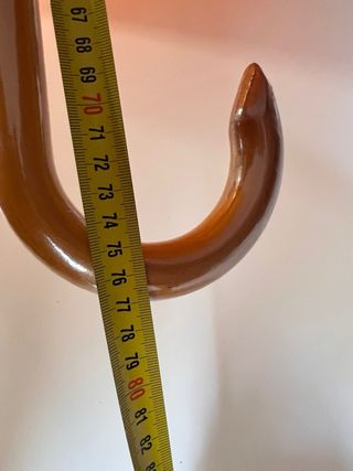 Paraguas clásico naranja grande