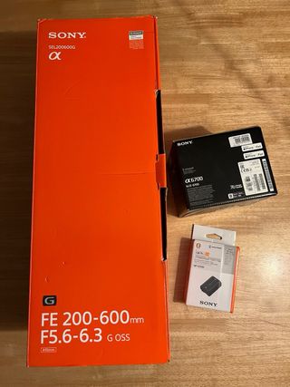 Sony a6700 + Lentes 200-600mm y 18-135mm