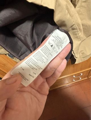 Gabardina Beige Mujer Lujo