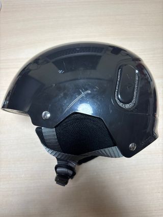 Casco de esquí infantil negro