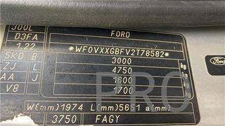 TURBO Ford Transit Combi (FY)(2000->) 2.0 FT  300   2.0  medio [2,0 Ltr. - 55 kW TD CAT]