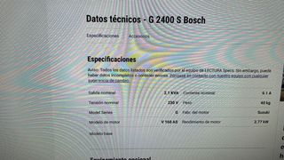 Generador Eléctrico Bosch