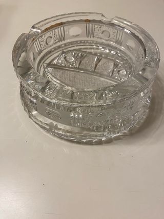 Cenicero cristal bohemia