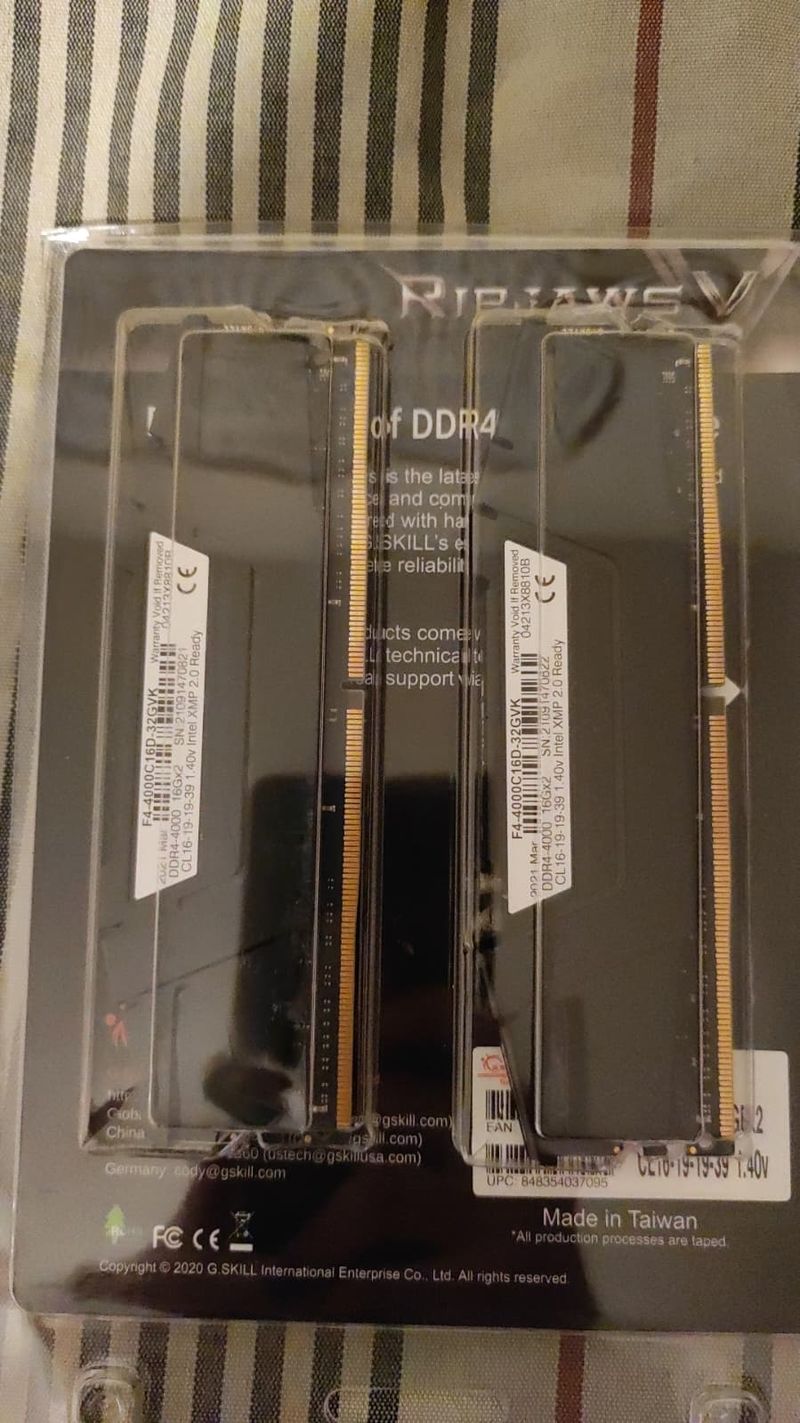G.Skill Ripjaws V 32GB DDR4 4000MHz CL16 afbeelding 3