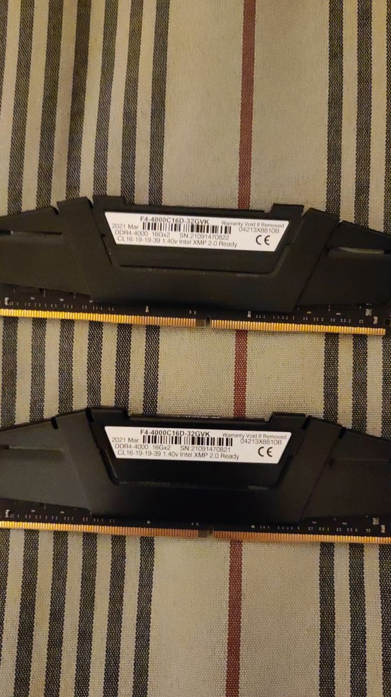G.Skill Ripjaws V 32GB DDR4 4000MHz CL16 afbeelding 2