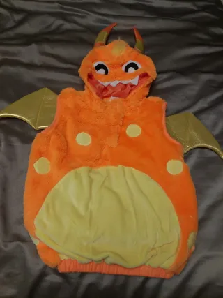 Disfraz Monstruo Naranja Talla S (3-6 años)