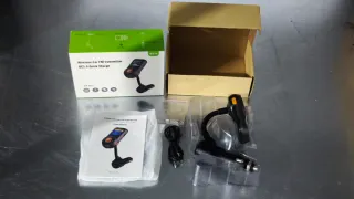 Transmisor FM Bluetooth Coche QC3.0 Manos Libres