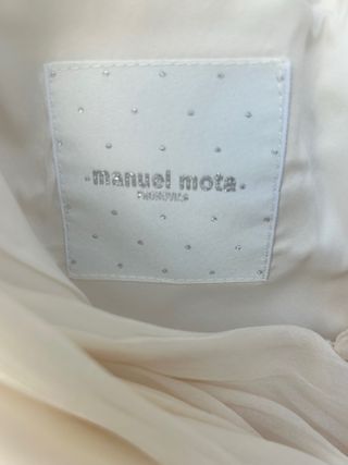 Vestido de Novia tono muy sutil rosa  y can can