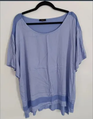 Blusa Celeste Cristina E. Talla XXL