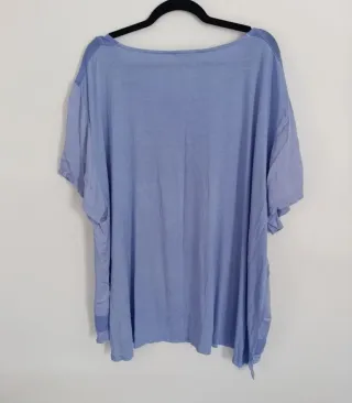 Blusa Celeste Cristina E. Talla XXL
