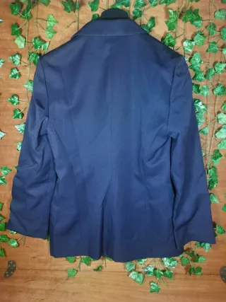 Giacca Blu MonoPetto Bottoni Dorati Vintage