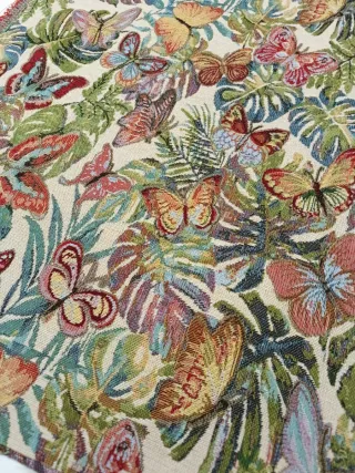 Retal Gobelino Mariposas y Hojas