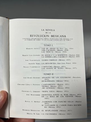 Aguilar. La novela de la revolución mexicana.