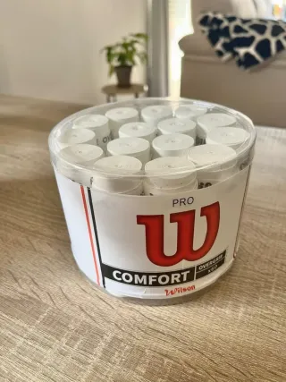 Wilson Overgrip blancas perforadasx60