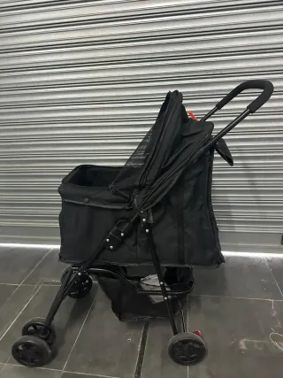 Carrito para perros negro