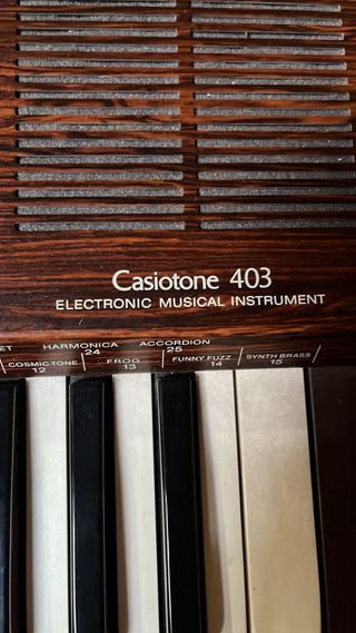 Teclado Casio Casiotone 403 Vintage