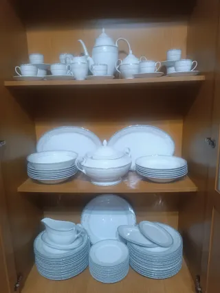 Vajilla Chister's Porcelana Blanca