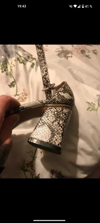 Sandalias JP Collection Piel Serpiente