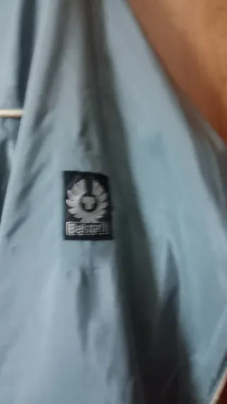 Giubbino Belstaff leggero grigio/verde