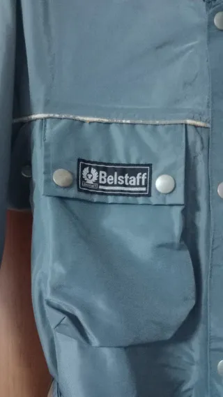 Giubbino Belstaff leggero grigio/verde