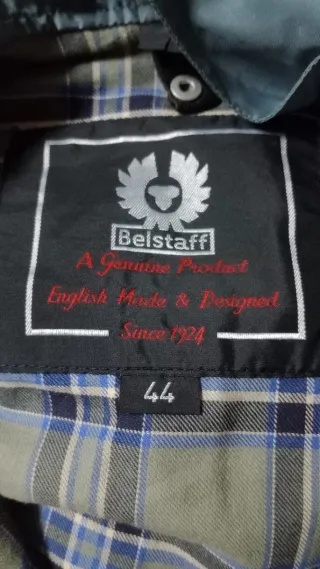 Giubbino Belstaff leggero grigio/verde