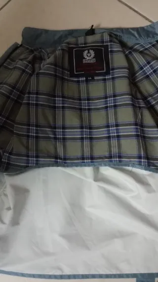 Giubbino Belstaff leggero grigio/verde