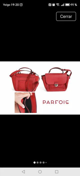 Chaqueta Biker Piel Cabra Y2K Roja.+regalo parfois