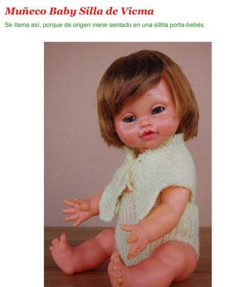 Conjunto muñeco Baby silla de Vicma