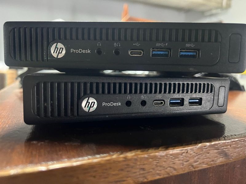 Dos Mini PC HP ProDesk 600 G2 Negro