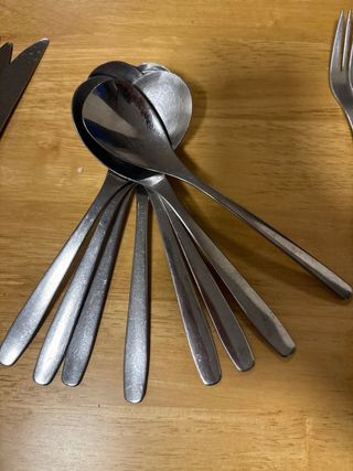 Cubiertos Ikea Metal Plateado