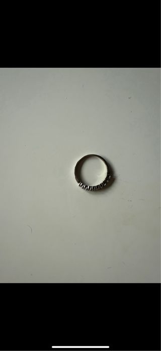 talla 13 Oro Blanco 18k,9 Diamantes y certificado