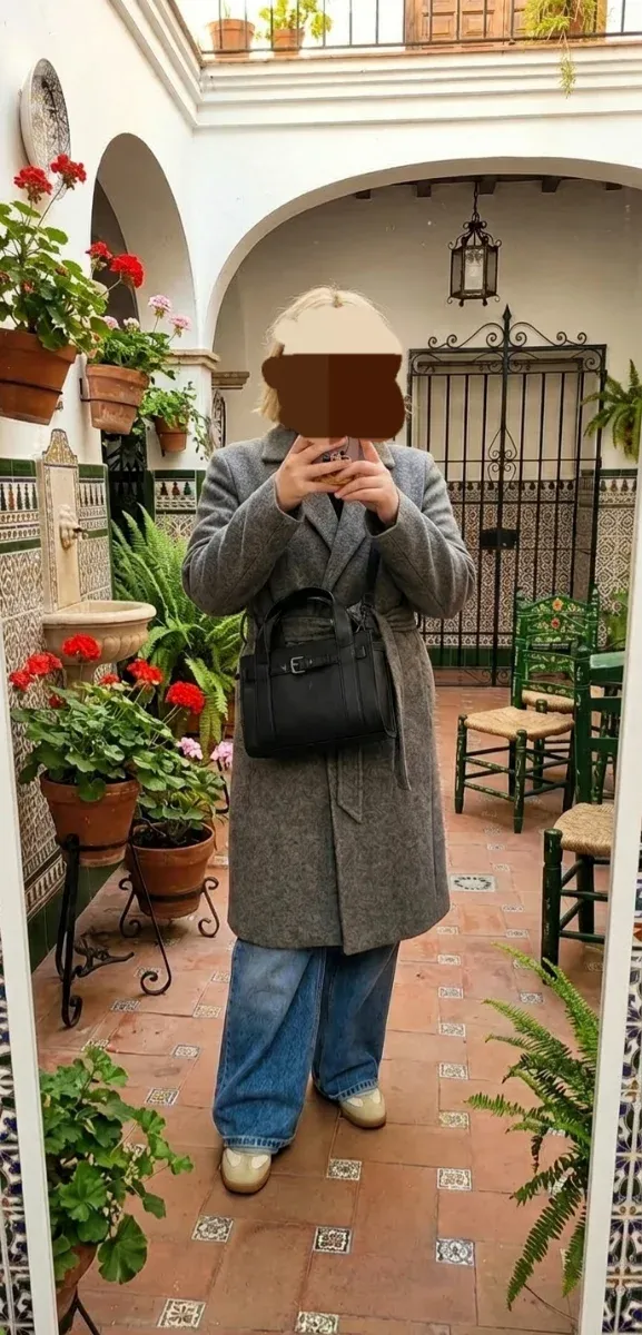 Bolso Tote Negro Parfois