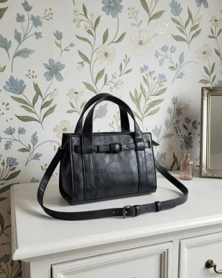 Bolso Tote Negro Parfois