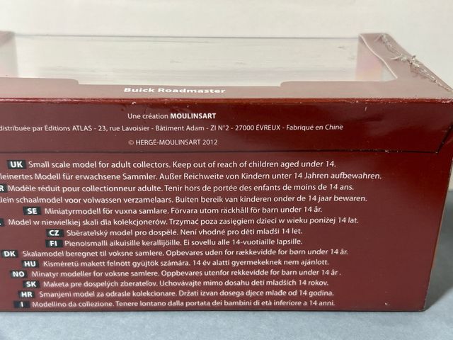 TINTIN COCHES Buick Roadmaster 2012