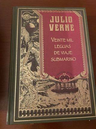 Colección 7 libros Julio Verne edición de lujo