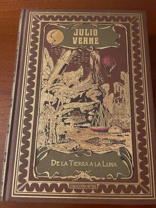 Colección 7 libros Julio Verne edición de lujo