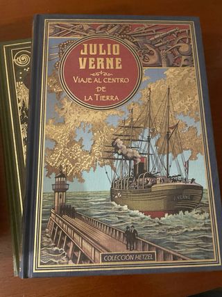 Colección 7 libros Julio Verne edición de lujo