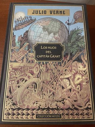 Colección 7 libros Julio Verne edición de lujo