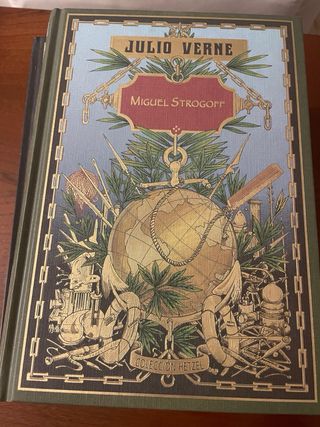 Colección 7 libros Julio Verne edición de lujo
