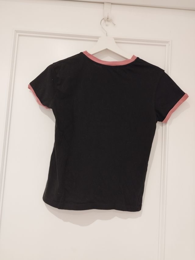 Camiseta Pull&Bear negra, talla S