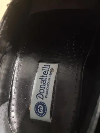 Zapatos de vestir Donattelli negros hombre