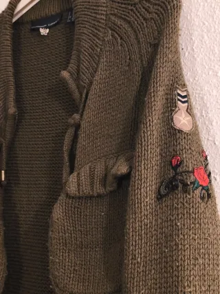 Chaqueta militar estilo boho