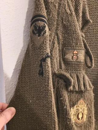 Chaqueta militar estilo boho