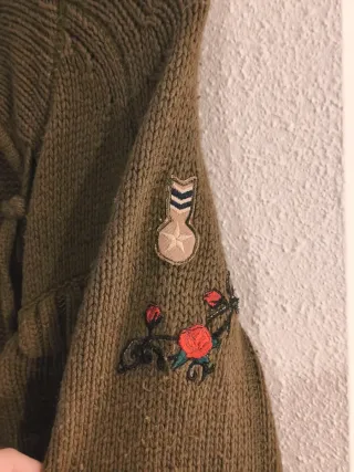Chaqueta militar estilo boho