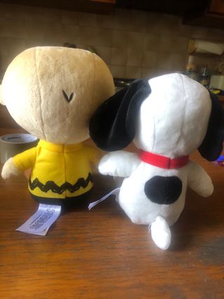 Peluche Snoopy e Charlie Brown