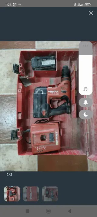 Taladro Hilti TE6-A con batería y cargador