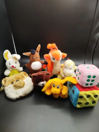 Se regala, Lote de 9 peluches, Ositos decoración