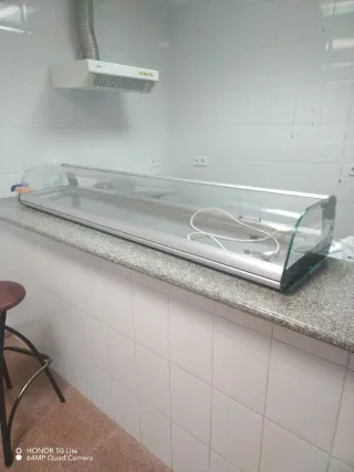 Vitrina expositora barra bar